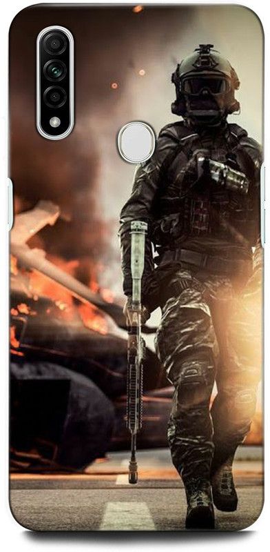 ORBIQE Back Cover for OPPO A31 CPH2015 ARMY, MILITARY, SOLDIER, COUNTERSTRICK, GAME, IGI, BATTLEFIELD  (Multicolor, Hard Case, Pack of: 1)