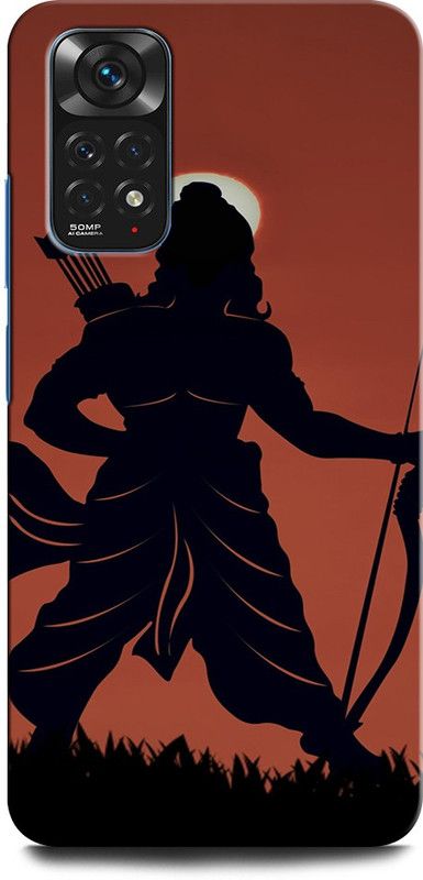 ORBIQE Back Cover for Redmi Note 11s RAM JI, JAI SHREE RAM, LORD RAM, GOD  (Multicolor, Hard Case, Pack of: 1)