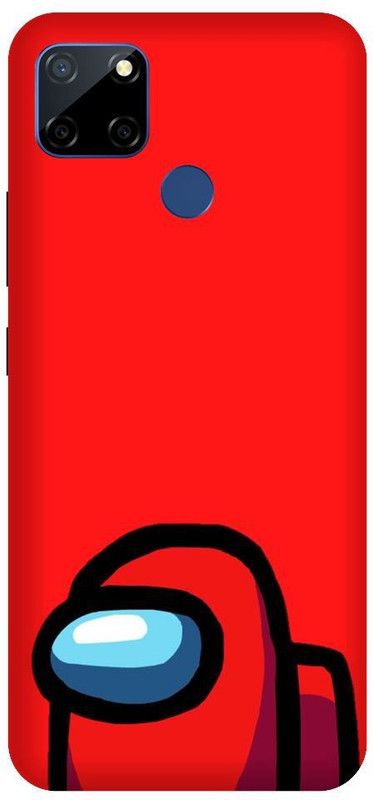 URCHIN Back Cover for Realme Narzo 30A  (Red, Shock Proof, Pack of: 1)