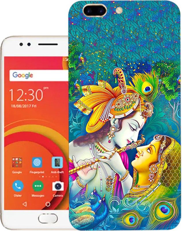 kridha Back Cover for Comio S1 back cover | Krishan Radha | Design_105  (Multicolor, Flexible, Silicon, Pack of: 1)