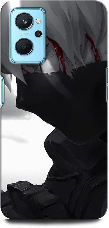 ORBIQE Back Cover for OPPO A96 KAKASHI, NARUTO, ANIME, NEON, SUPERHERO, NINJA, BLACK  (Multicolor, Hard Case, Pack of: 1)