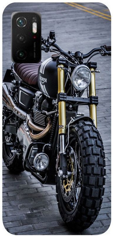 Skyhawk Back Cover for Redmi Poco M3 Pro Triumph Bike  (Multicolor, Waterproof, Silicon, Pack of: 1)