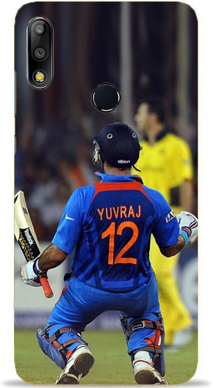 NDCOM Back Cover for Asus Zenfone Max Pro M2 Yuvraj Sing Sixer King Printed  (Multicolor, Hard Case, Pack of: 1)