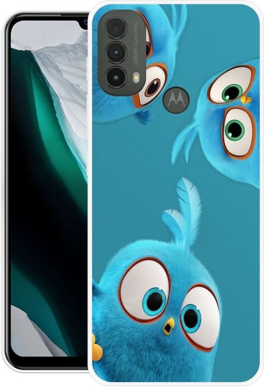 INDIALAND Back Cover for Moto E173  (Multicolor, Grip Case, Silicon, Pack of: 1)