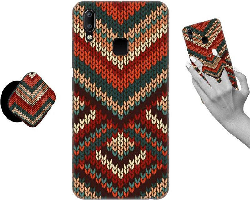 iCopertina Back Cover for Vivo Y93  (Multicolor, Cases with Holder)