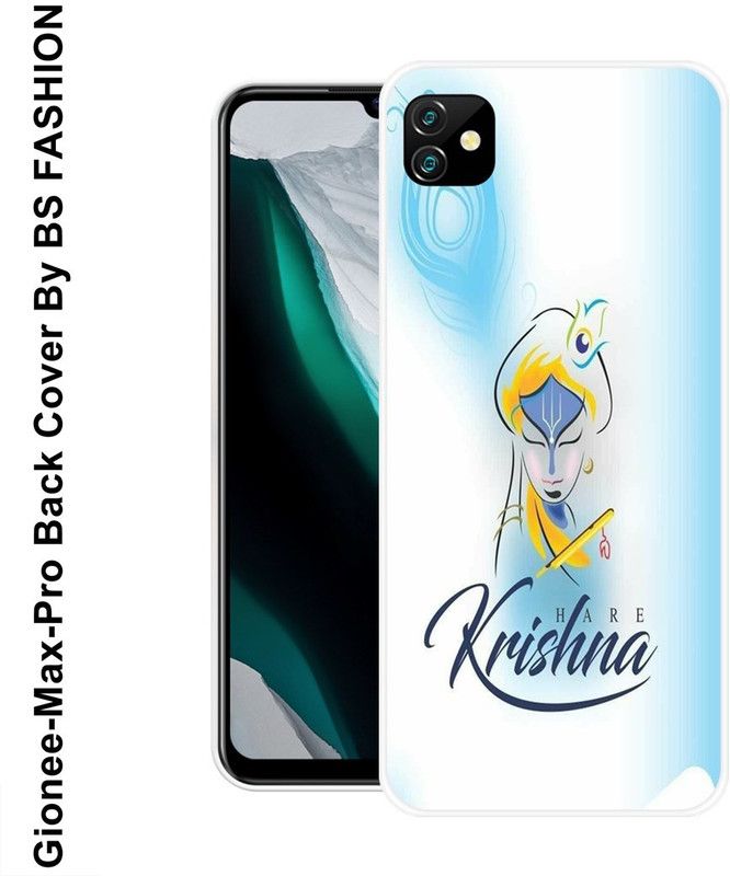 SHYAMSHREE Back Cover for Gionee Max Pro  (Blue, White, Silicon)
