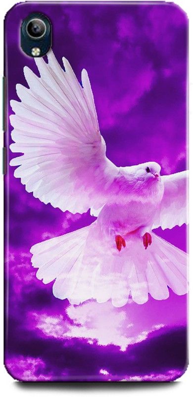 INDICRAFT Back Cover for Vivo Y90 / Vivo 1908 PIGEON, PARROT, COLURFULL, KINGFISHER, GLITTER  (Multicolor, Hard Case, Pack of: 1)