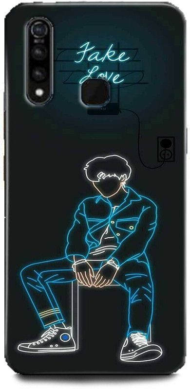 Afterglow Back Cover for Vivo Z1Pro BOY, BAD BOY, FACK LOVE,  (Multicolor, Shock Proof, Pack of: 1)