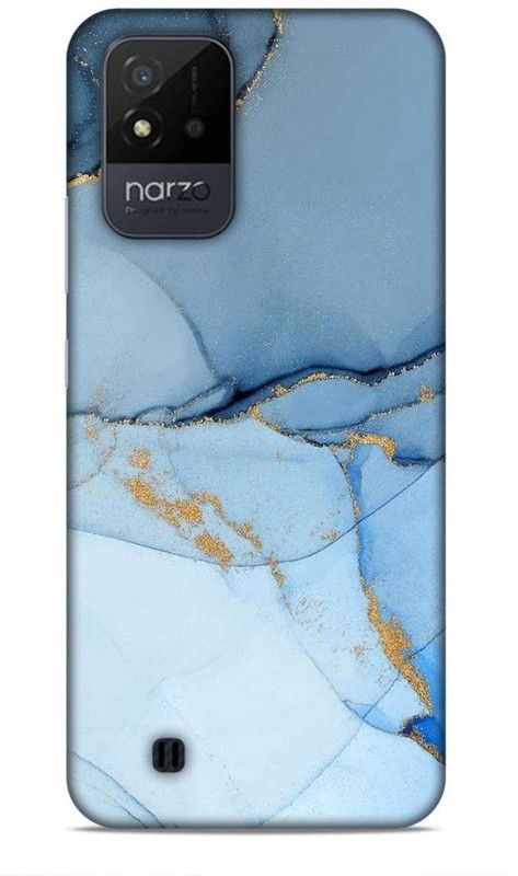 zingcart Back Cover for REALME NARZO 50i, Marble Cut Effect Printed Back Cover Case  (Multicolor, Hard Case, Pack of: 1)