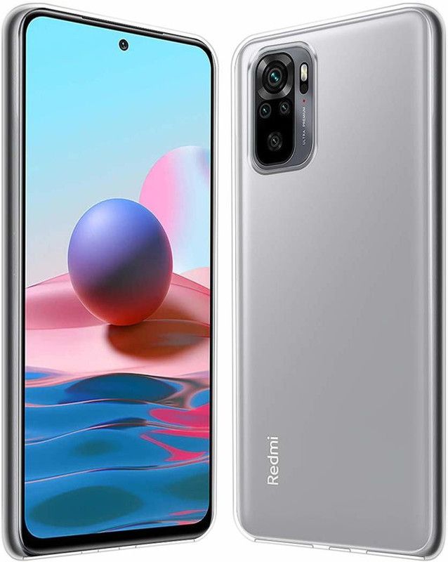 Celzo Back Cover for Redmi Note 10  (Transparent, Silicon, Pack of: 1)