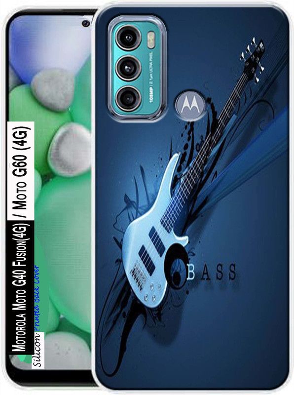 HEXAcase Back Cover for Motorola G40 Fusion / Motorola G60  (Multicolor, Dual Protection, Silicon)