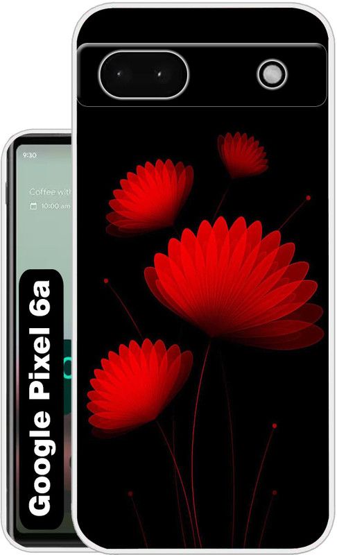 Flipkart SmartBuy Back Cover for google pixel 6a  (Black, Red, Grip Case, Silicon, Pack of: 1)
