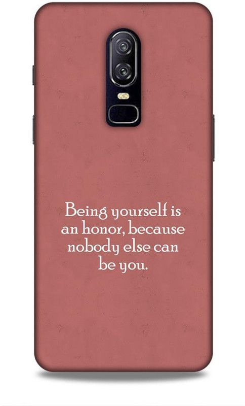 Keviv Back Cover for OnePlus 6  (Pink, Hard Case, Pack of: 1)
