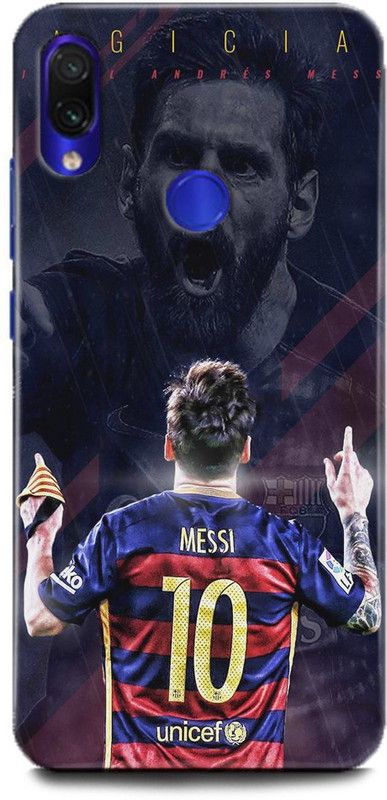 GRAFIQE Back Cover for Redmi Note 7/ Messi, Lione Messi, Football, Messi 10, Barcelona  (Multicolor, Shock Proof, Pack of: 1)