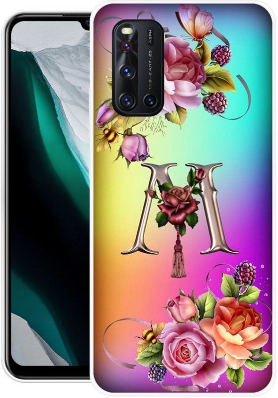 MUSKAY Back Cover for Vivo V19  (Multicolor, Grip Case, Silicon)