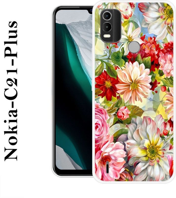 Sswastik Back Cover for Nokia C21 Plus  (Multicolor, Grip Case, Silicon)