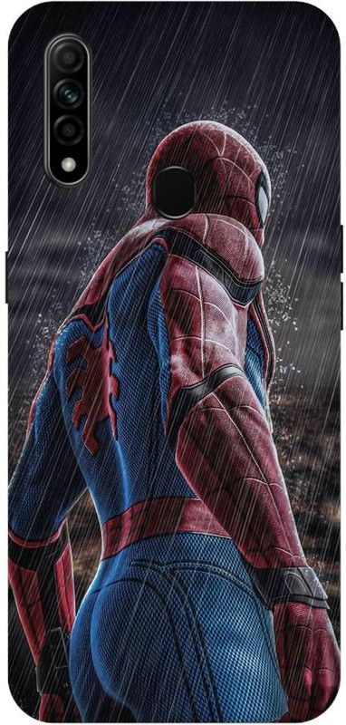 URCHIN Back Cover for Oppo A31 Spiderman, Spiderman logo, Marval, superhero, Comic  (Multicolor, Shock Proof, Pack of: 1)