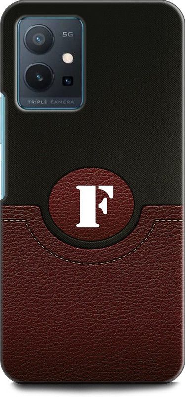 Wall Art Back Cover for Vivo T1 (5G) F, F LETTER, F NAME, F ALPHABET, ALPHABET  (Multicolor, Dual Protection, Pack of: 1)