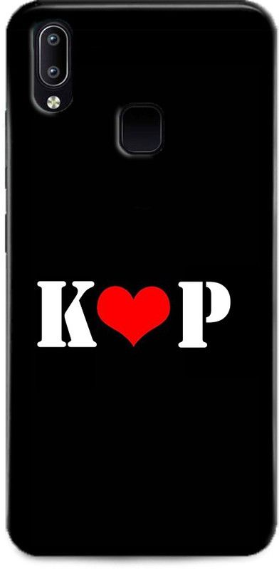 Afterglow Back Cover for Vivo V11 K P, K LOVES P, NAME, LETTER, ALPHABET, KP LOVE, HART  (Multicolor, Shock Proof)
