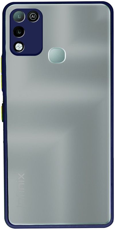 CEDO Back Cover for Infinix Smart 5, Infinix Hot 10 Play  (Blue, Dual Protection, Pack of: 1)