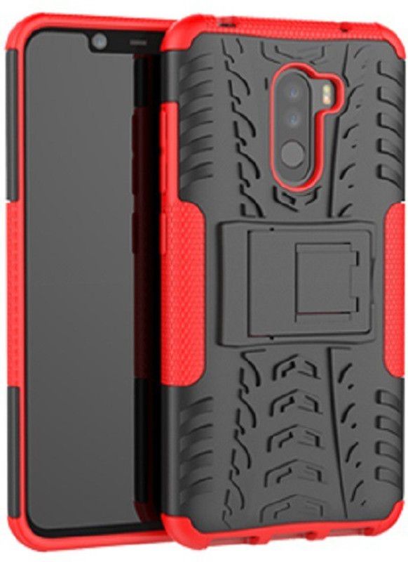 Elica Bumper Case for POCO F1  (Red, Rugged Armor, Pack of: 1)