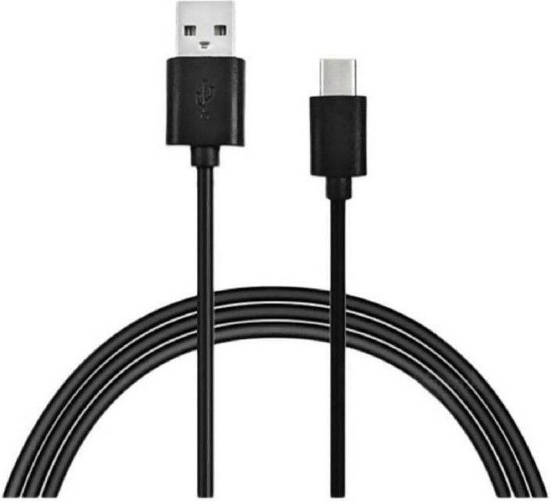 GIPTIP USB Type C Cable 1.15 m 1.15 Meter Ultra Fast Charging 2.1 Amp  (Compatible with Android and Other Micro USB Type C Support Device, Black, One Cable)