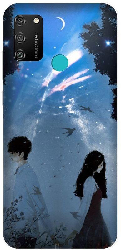 URCHIN Back Cover for Honor9A Anime, Love, Couple, Your Name, Anime couple  (Multicolor, Shock Proof, Pack of: 1)