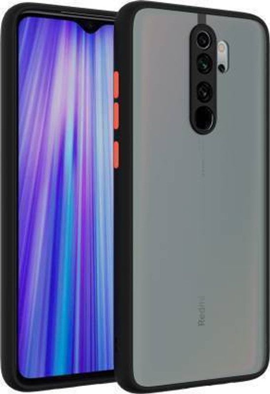 vmt stock Back Cover for Mi Redmi Note 8 Pro (Black, Camera Bump Protector)  (Multicolor, Dual Protection, Pack of: 1)