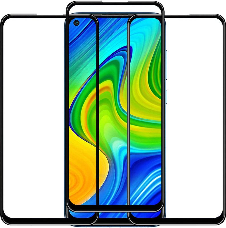 Roxel Edge To Edge Tempered Glass for Redmi Note 9 Pro  (Pack of 3)