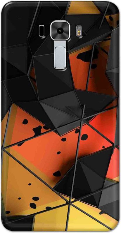 NDCOM Back Cover for Zenfone 3 Laser Abstract Slim Fit Printed  (Multicolor, Hard Case, Pack of: 1)