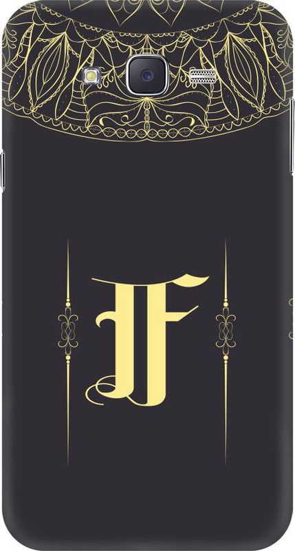 Coberta Case Back Cover for Samsung Galaxy J7 NXT Back Cover Gold Color Alphabet F Design Back Case For Samsung Galaxy J7 NXT By Coberta  (Multicolor, Pack of: 1)