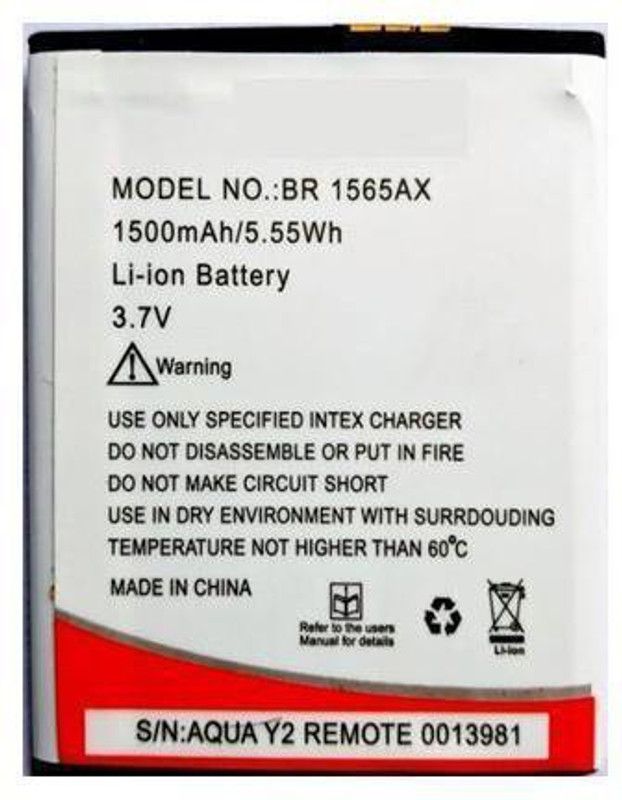 Wildfab Mobile Battery For Intex Aqua Y2