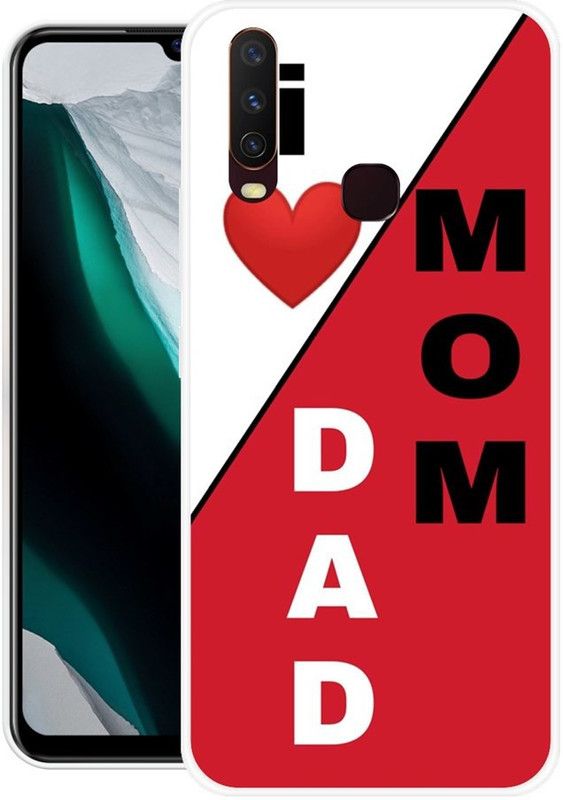 Looy Back Cover for Vivo Y12, Y15, Y17  (Red, Flexible, Silicon, Pack of: 1)