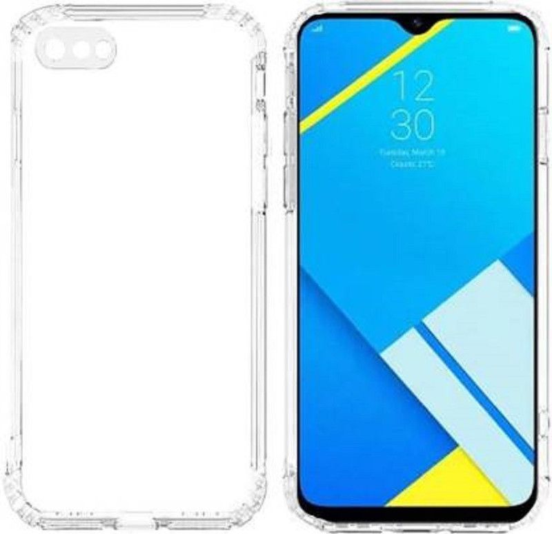 GoPerfect Back Cover for Oppo A1K OG Shock Proof , Protective Soft Cover Air Cushion]  (Transparent, Flexible, Silicon, Pack of: 1)