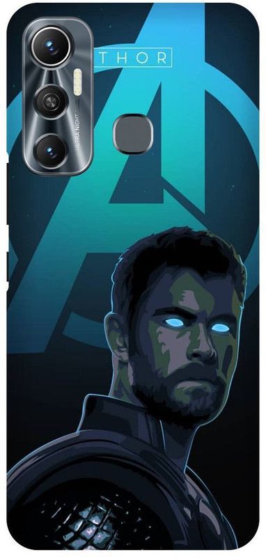 FIKORA Back Cover for Infinix Hot 11, X662, THOR, AVENGER, COMIC, BOOK, SUPERHEROES  (Blue, Hard Case, Pack of: 1)