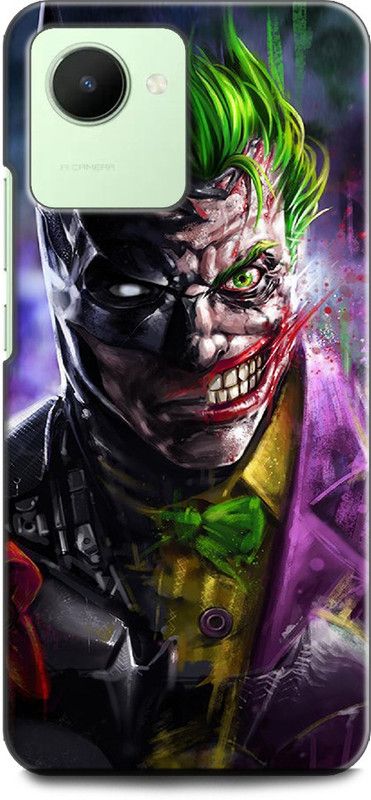 INDICRAFT Back Cover for Realme Narzo 50i Prime, RMX3506 JOKER, BATMAN, DARK KNIGHT, WHY SO SERIOUS  (Multicolor, Shock Proof, Pack of: 1)