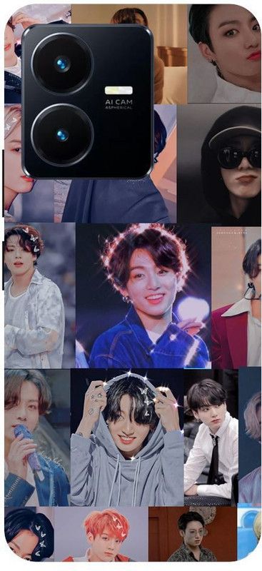 URCHIN Back Cover for Vivo Y22 Jungkook-BTS-Jungkook-Jungkook-Cover-BTS-214115  (Multicolor, Shock Proof, Pack of: 1)