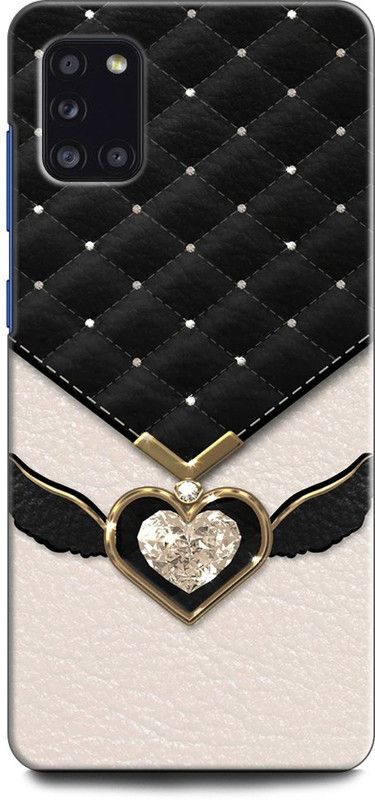 Afterglow Back Cover for SAMSUNG Galaxy A31 HART, LOVE, BLAK, MATE, TEXTURE, ART  (Multicolor, Shock Proof, Pack of: 1)