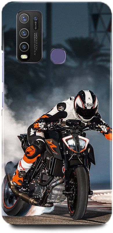MP ARIES MOBILE COVER Back Cover for ViVO Y30, 1938, Bike,Ktm,Duke,Bike,Lover,Bike,Biker,Love,Kiss,Rider,Couple,Lover,Motor,  (Multicolor, Hard Case, Pack of: 1)