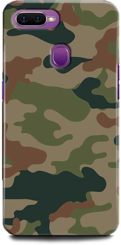INTELLIZE Back Cover for Oppo F9/CPH1881 army,Printed  (Multicolor, Shock Proof, Pack of: 1)