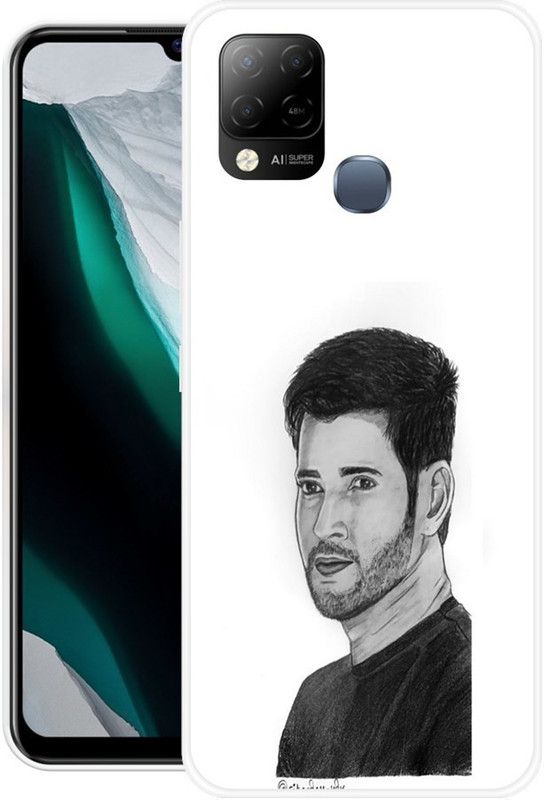 MeMi Back Cover for Infinix Hot 10S  (Black, White, Shock Proof, Silicon, Pack of: 1)