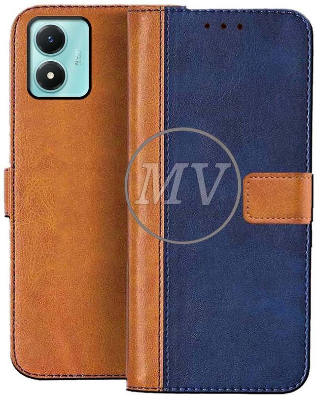 MV Back Cover for Vivo Y02S  (Multicolor, Cases with Holder, Pack of: 1)