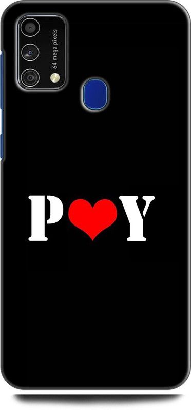 Afterglow Back Cover for SAMSUNG Galaxy F41 P Y, P LOVES Y, NAME, LETTER, ALPHABET, PY LOVE, HART  (Multicolor, Shock Proof, Pack of: 1)