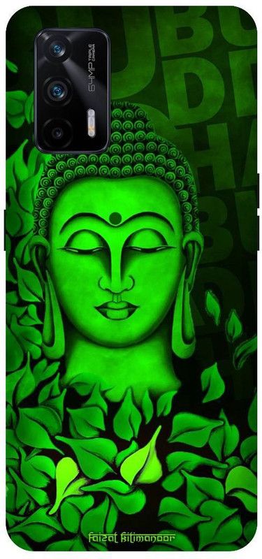 UMPRINT Back Cover for Realme X7 Max/RMX3031 God Buddha Printed Back Cover  (Multicolor, Hard Case)