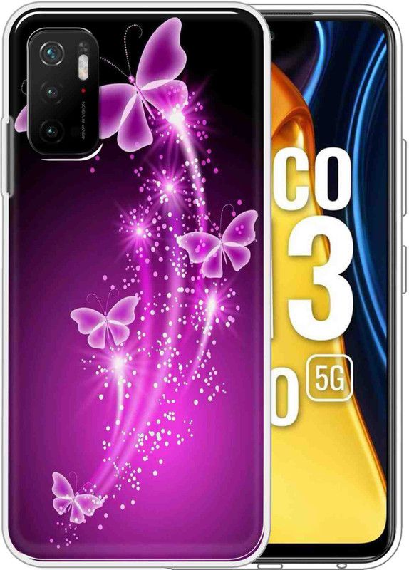 Vascase Back Cover for Poco M3 Pro 5G, Back Case for Poco M3 Pro 5G  (Purple, Dual Protection, Silicon, Pack of: 1)
