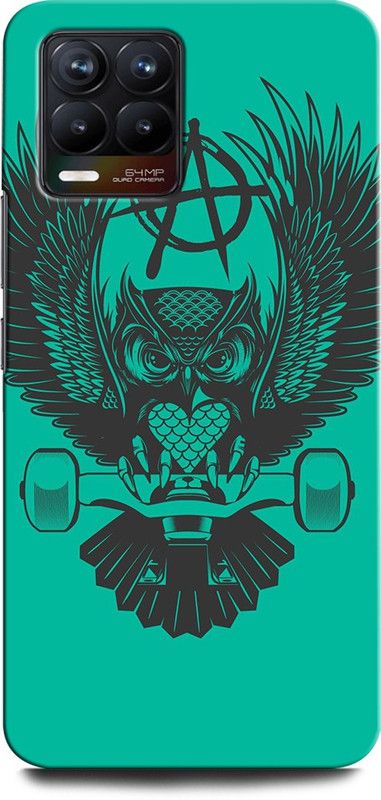 ORBIQE Back Cover for Realme 8 OWL, TRIPPY, WORLD, EYE, USA, ILLUMINATI, MASONICO, OWL  (Multicolor, Hard Case, Pack of: 1)