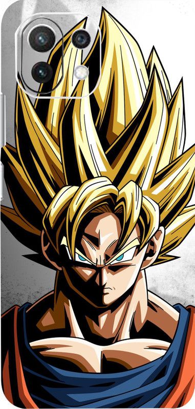 Mclaxa Goku Mobile Back Skin, Goku, MI LITE 11NE Mobile Skin  (Goku Skin With Super Matte Finish)