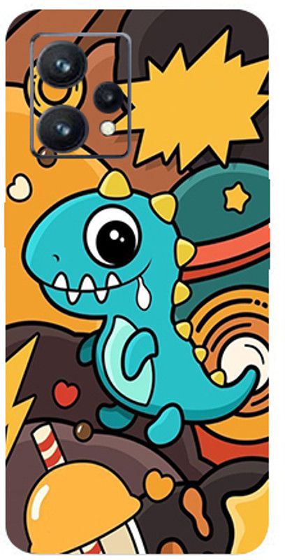 Pochanki Realme 9, realme 9 Mobile Skin  (Ultra Super Childhood Dragon Skin With Matte Finish.)