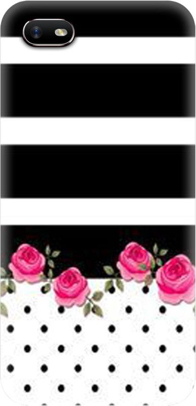 Smutty Back Cover for OPPO A1K, CPH1923 - Rose Pattern Print  (Multicolor, Hard Case, Pack of: 1)