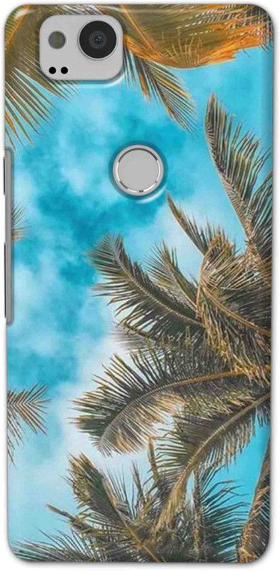 NDCOM Back Cover for Google Pixel 2 Sky And Tree Printed  (Multicolor, Hard Case, Pack of: 1)